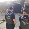 Un incendio en un taller del P-29 de Collado Villalba moviliza a siete dotaciones de Bomberos